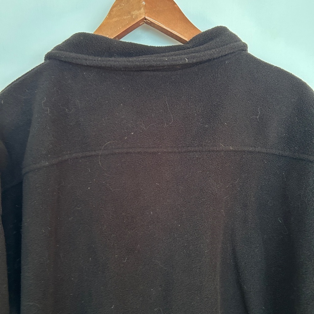 Black Fleece Jacket Size M - Picture 6 of 7